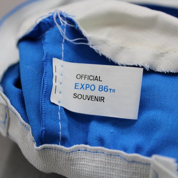 Expo 86 Painters Hat - All Over Print Official Merchandise - Stretch Fit - Picture 10 of 11